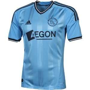 adidas Ajax Amsterdam Away Soccer Jersey 11/12   Light Blue  