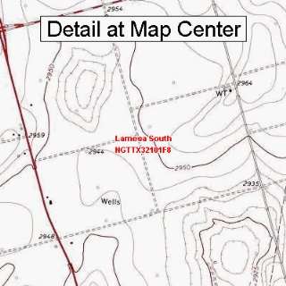  Map   Lamesa South, Texas (Folded/Waterproof)