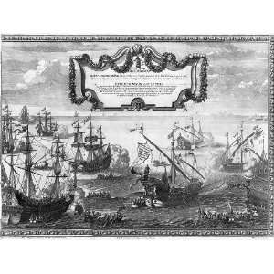 com Philip V,King of Spain,1683 1746,hs royal fleet landing at Naples 