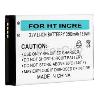 For Verizon HTC Droid Incredible 3500mAH Extended Battery+Cover US 