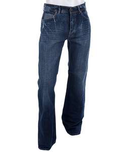 575 Mens 5 pocket Dark Wash Bootcut Denim Jeans  