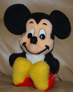 VINTAGE Walt Disney Characters Plush MICKEY MOUSE California Stuffed 