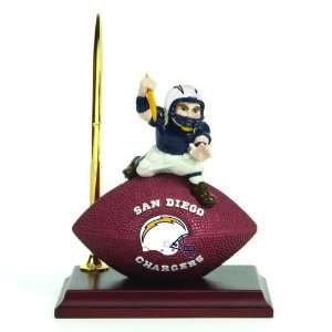  6.5 NFL San Diego Chargers Football Clock and Pen Office 