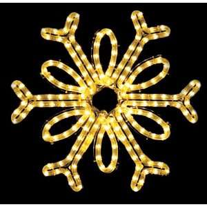 Lighted Holiday Display 1304 WW Hanging 18 inch Single Loop Snowflake 
