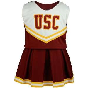 USC Trojans Cardinal Toddler 2 Piece Cheerleader Dress  