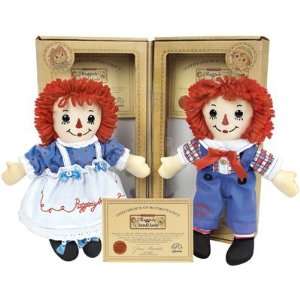   Raggedy Ann & Andy 12 Dolls with Button Eyes Toys & Games