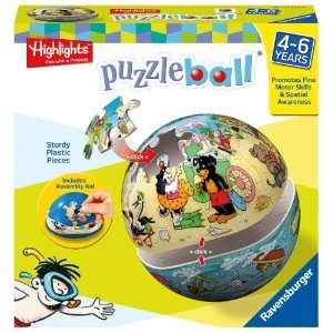   Highlights Land And Sea 24 Piece Childrens Puzzleball Toys & Games