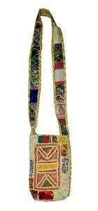 Indian Designer Embroidery Mirror Shoulder Bag Handbag  