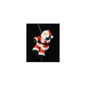  12 Musical Animated Rope Climbing Santa Claus Plush Figure 