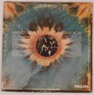 HARVEY MANDEL Games Guitars Play 1970 LP Psych EX  