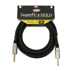  OSP SuperFlex GOLD Premium Speaker Cable 10 QTR QTR 