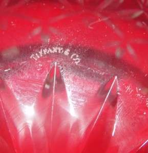 Tiffany & Co. 8.25 Cut Lead Crystal Bowl Portugal  
