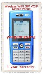 Wireless WIFI SIP VOIP Mobile Phone 802.11b/g blue new  