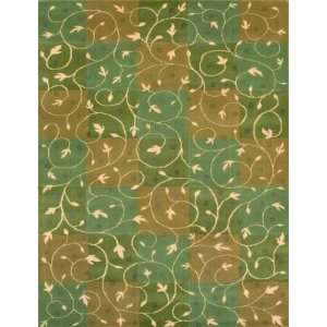   Rug Reverie Collection Swirl Pattern 7 8 X 10 9 Furniture & Decor