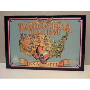   Great American Trivia Challenge   Texas Style Edition Toys & Games