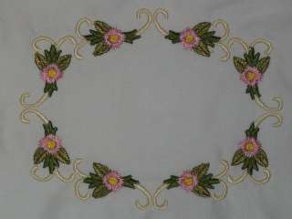 Victorian Floral Scroll QUILT LABEL for Quilts /Tops  