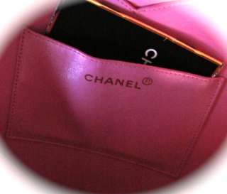   Handbag RARE 90s Claudia Schiffer PINK Patent Leather CHIC  