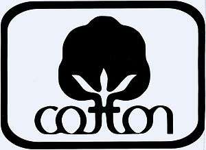 COTTON LABEL Logo Vinyl / Decal U Pick Size & Color Home or Auto 