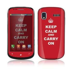    Samsung Focus Skin   Keep Calm and Carry On 