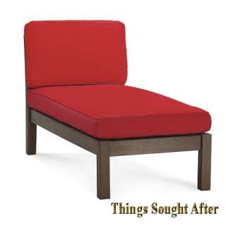   CHESAPEAKE CHAISE LOUNGE CHAIR Red Outdoor Wood Furniture Sectional