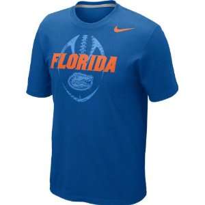  Florida Gators Royal Nike 2012 Football Team Issue T Shirt 