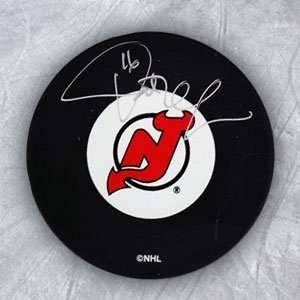 Pat Verbeek New Jersey Devils Autographed/Hand Signed Hockey Puck