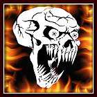 Skull 2 airbrush stencil template harley paint items in airbrushing 