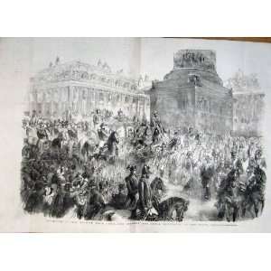   Queen Paris Royal Procession Place Vendome France 1855