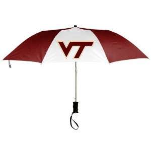  Virginia Tech Hokies 42 Folding Umbrella Sports 
