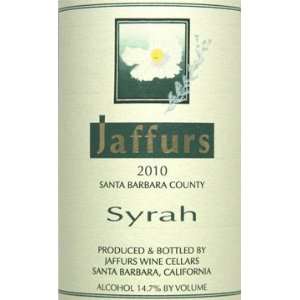  2010 Jaffurs Syrah Santa Barbara County 375 mL Half Bottle 