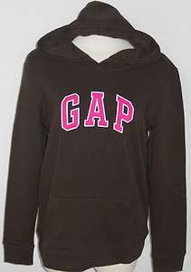 Gap Womens Brown Logo Hoodie Sweatshirt Sizes S XXL  