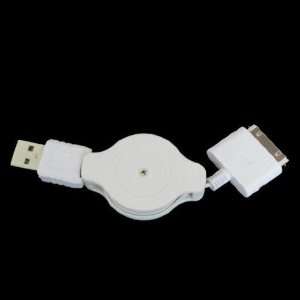  Apple iPhone & iPod Compatible Retractable Data Cable 