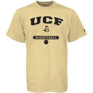    Russell UCF Knights Gold Basketball T shirt