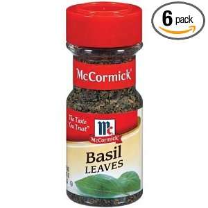 McCormick Whole Basil Leaves, 0.62 Ounce Grocery & Gourmet Food