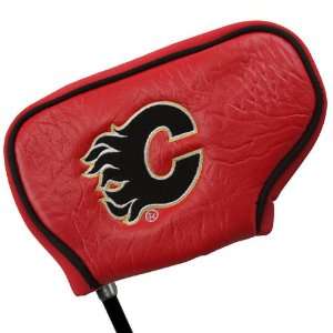  NHL Calgary Flames Blade Putter Cover   Red Sports 