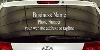 Window Business Sign Vinyl Decal Sticker Sign Lettering Vehicle Car 