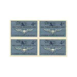 Navys First Plane Set of 4 X 4 Cent Us Postage Stamps 