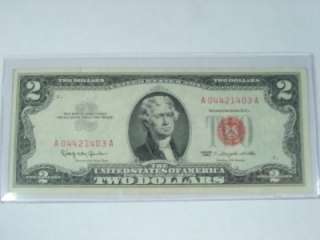 1953   1963 $2 Red Seal Note Bill Lot  