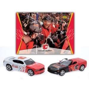  07 08 UD NHL Charger/Corvette w/Team Card Flames Sports 