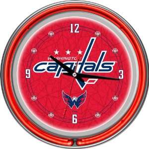  Best Quality NHL Washington Capitals Neon Clock   14 inch 