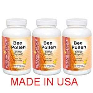 BEE POLLEN 500mg TOTAL 540 tablets Energy Booster  