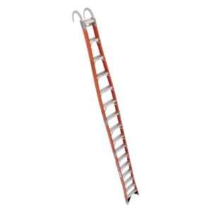   Rating Fiberglass Tapered Posting Ladder, 14 Foot