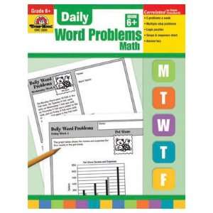  Evan moor Emc3006 Daily Word Problems Gr 6 Toys & Games