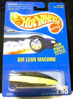 Hot Wheels GM Lean Machine Collector # 268  