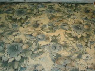 Mill Creek Heel Denim Blue Tan Cotton Print Fabric bty  