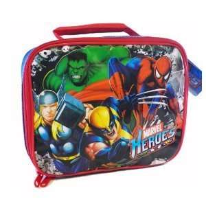   Marvel Heroes Lunch Bag   Super Heroes Man Lunch Box