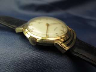   14KT Gold Watch 17j Tavannes Movement Fancy Lugs *AS IS*#415  