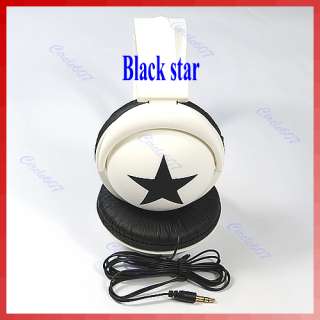 DJ Stereo Mix Style Star Headphone Hiphop  Mp4 White  