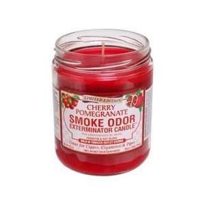 Smoke Odor Exterminator 13 Oz Jar Candle Cherry Pomegranate