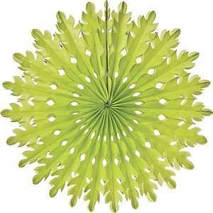  Chartreuse Green 19 Inch Paper Sunburst Honeycomb 